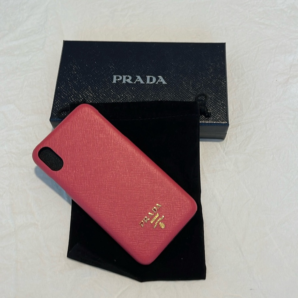 PRADA iPhone 10 case and box with dust bag